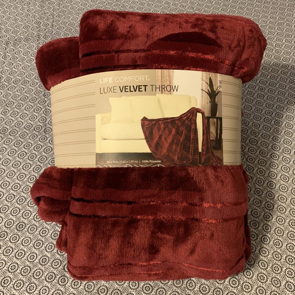 Luxe Velvet throw